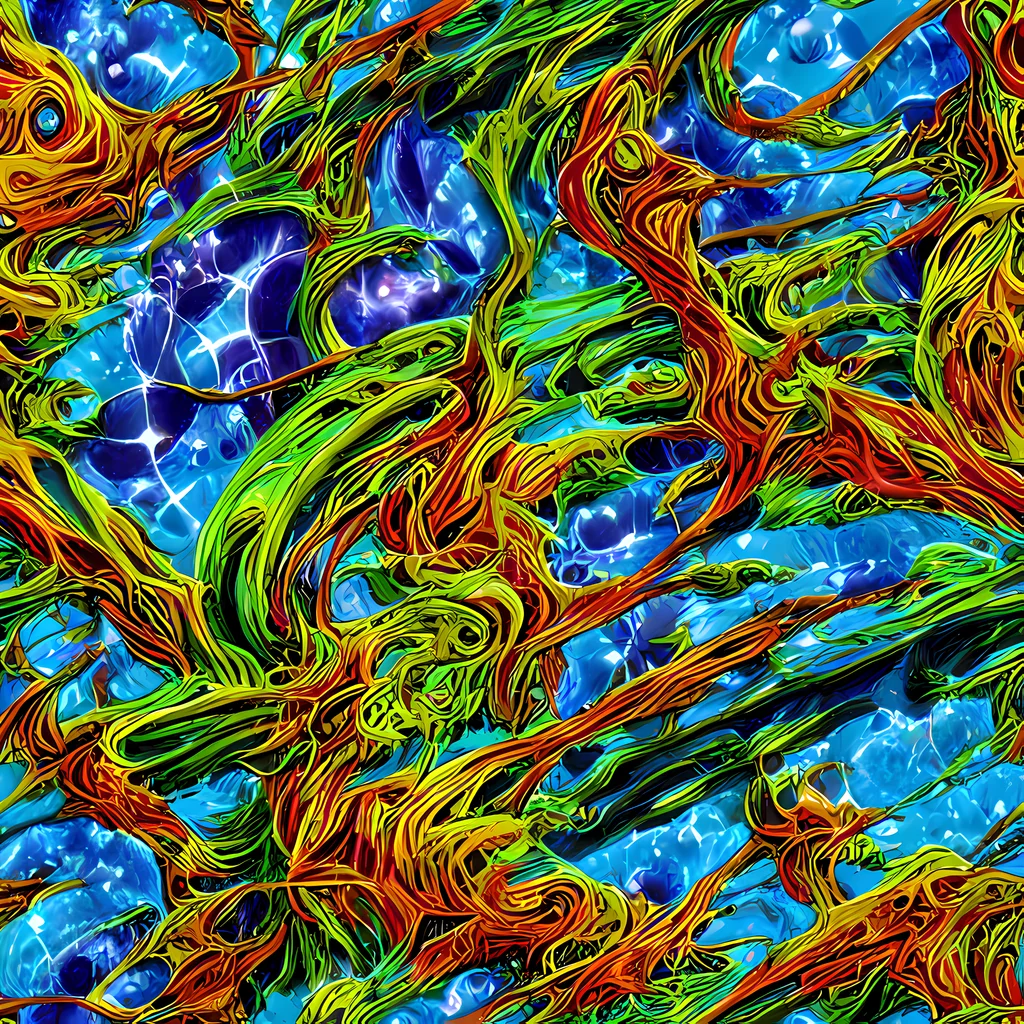 The Neon Riverwood pattern