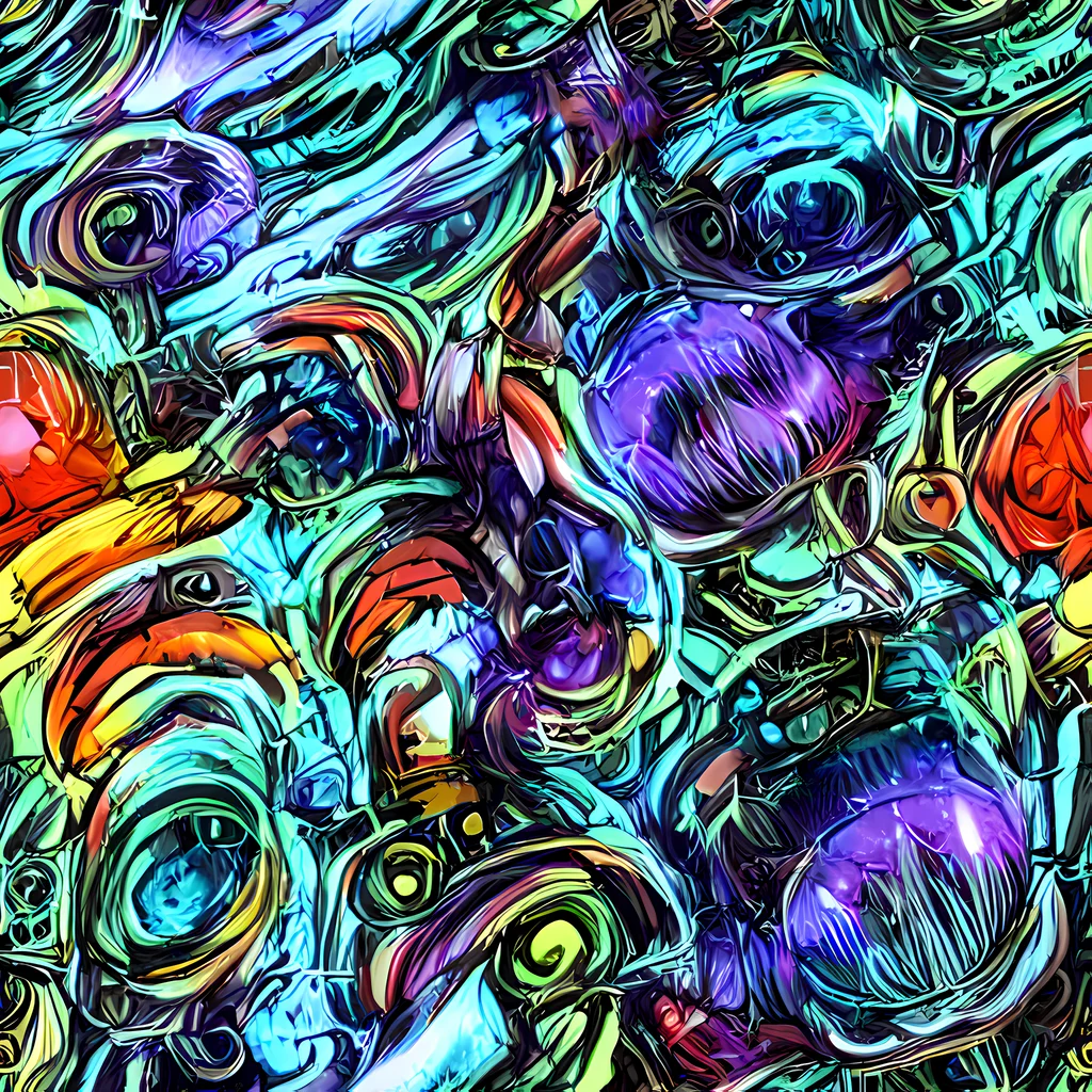 The Iridescent Chaos pattern