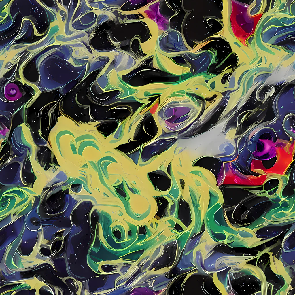 The Neon Eclipse pattern
