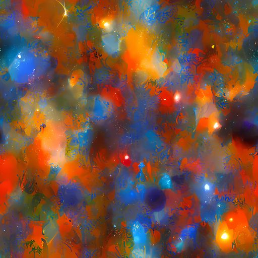 The Blue Ember Bloom pattern