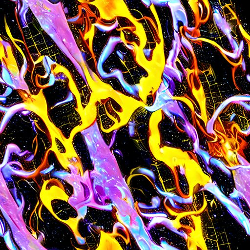 The Neon Magma pattern