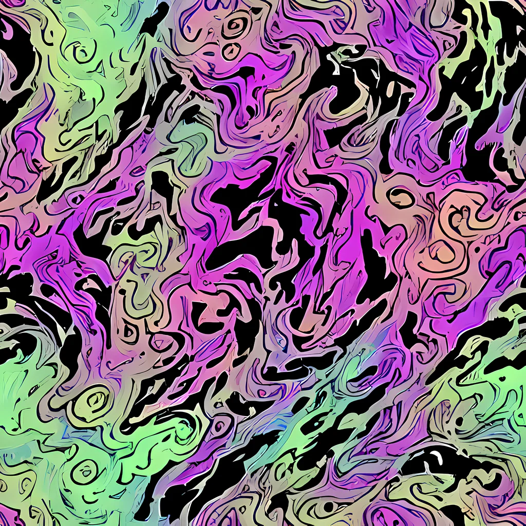 The Psychedelic Ink pattern