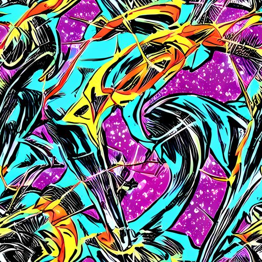 The Turquoise Riot pattern