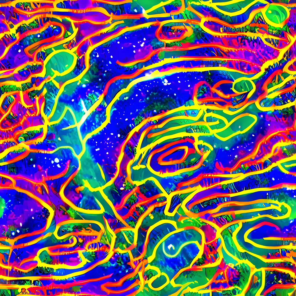 The Neon Bioluminescence pattern