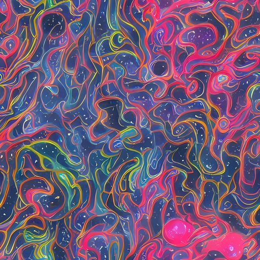 The Celestial Koi pattern