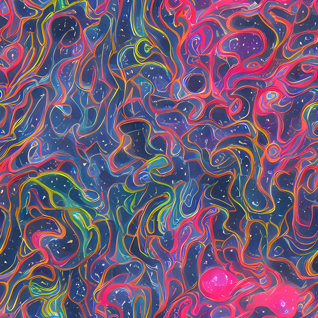 The Celestial Koi pattern