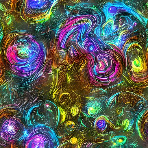 The Chromatic Wildflower pattern
