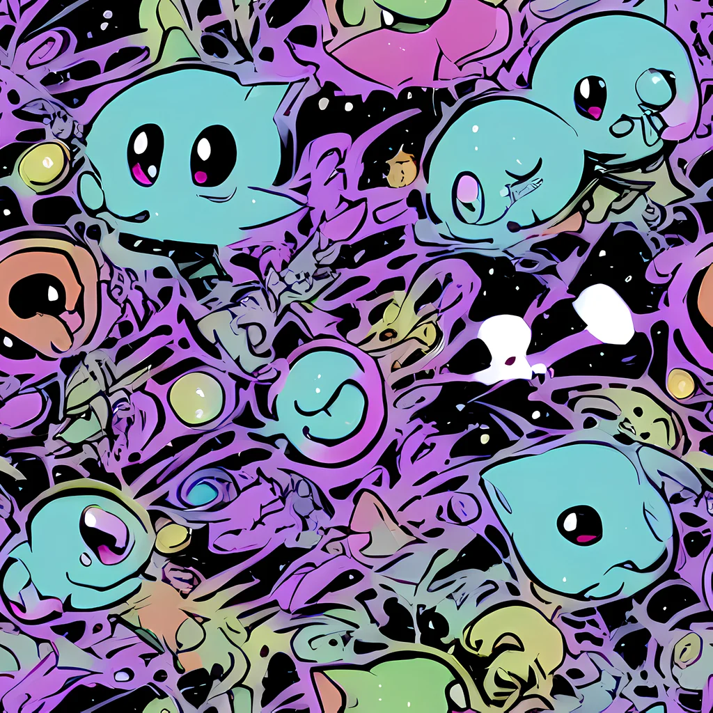 The Neon Dreamlings pattern
