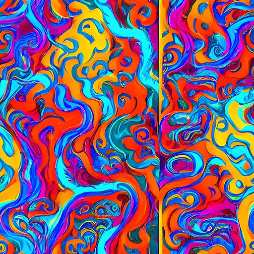 The Cobalt Coral Maze pattern