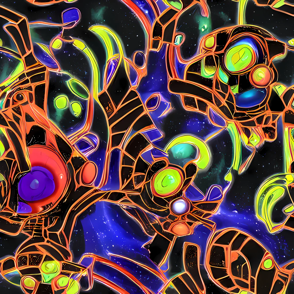 The Cosmic Circuitry pattern