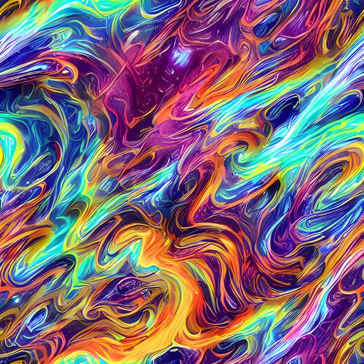The Neon Maelstrom pattern