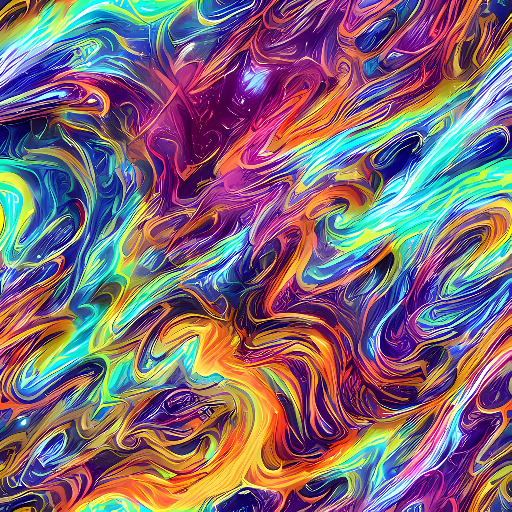 The Neon Maelstrom pattern