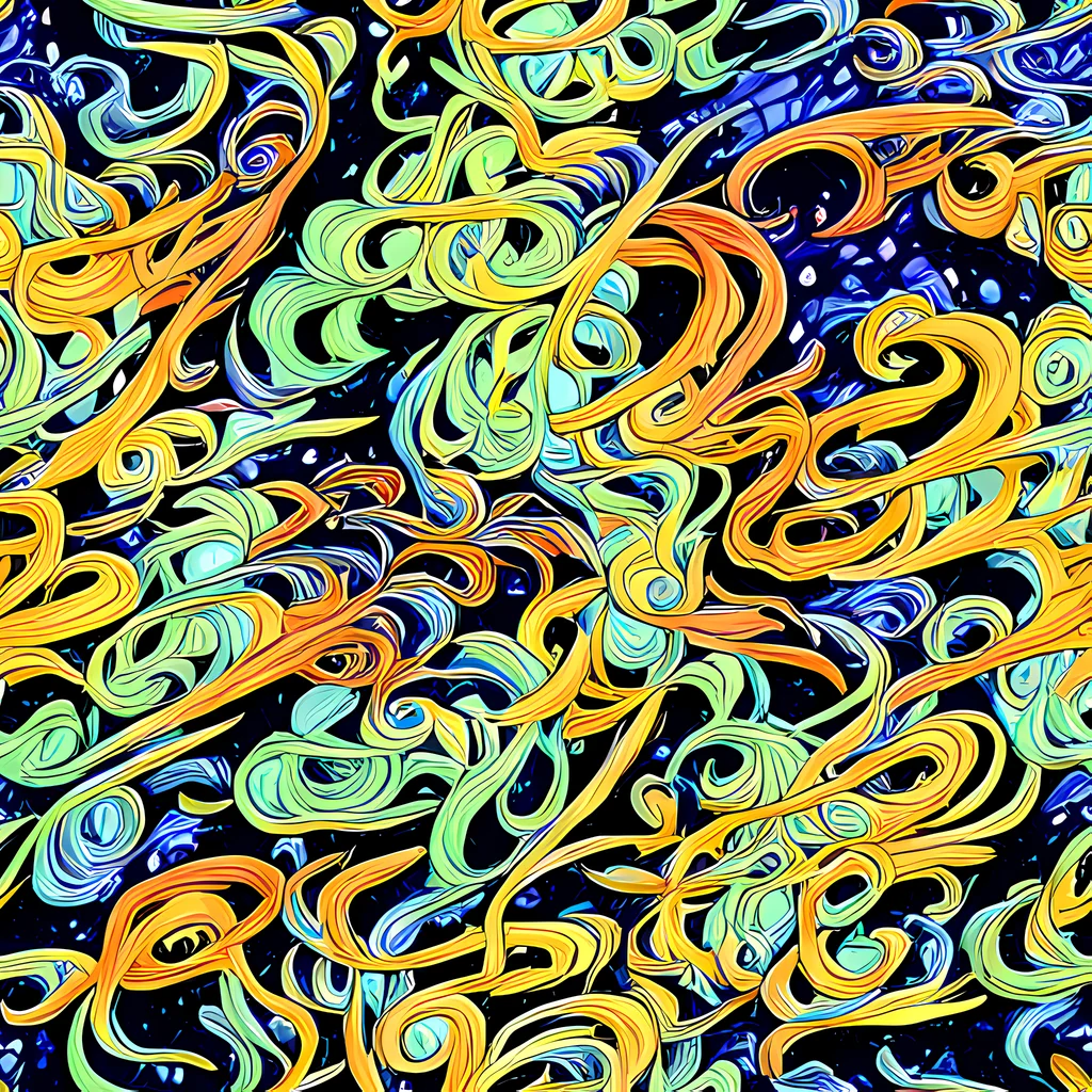 The Midnight Ribbons pattern