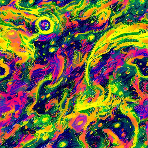 The Fluorescent Frenzy pattern