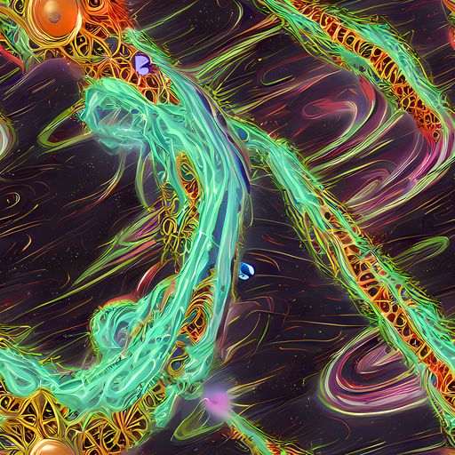 The Turquoise Vortex pattern