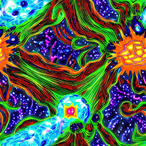 The Fluorescent Eden pattern