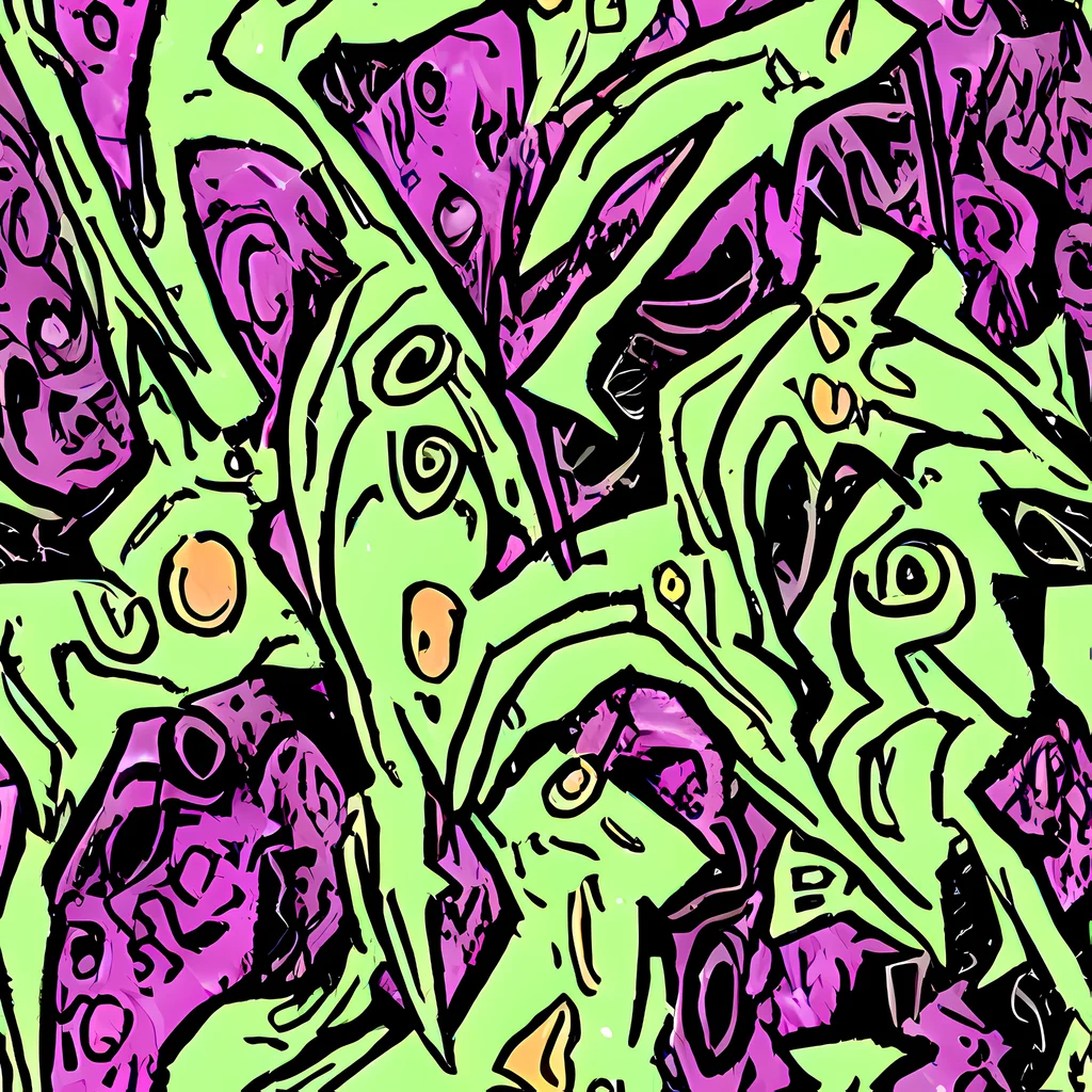 The Ink Frenzy pattern