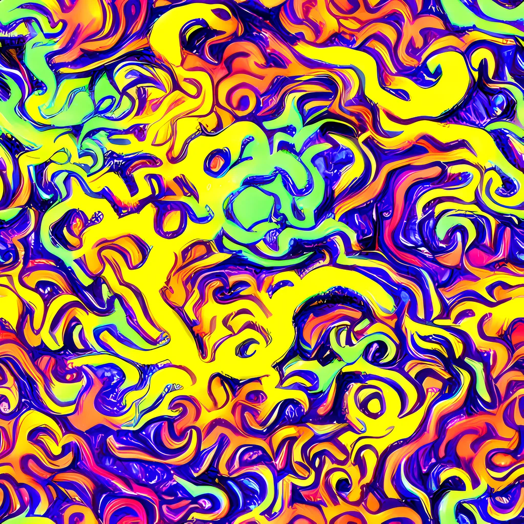 The Citrus Ink Riptide pattern