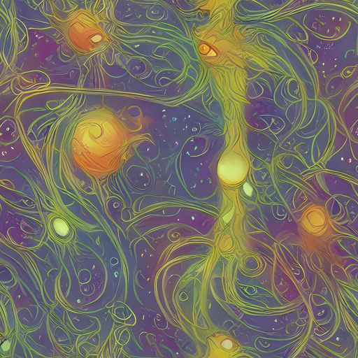 The Bioluminal Garden pattern