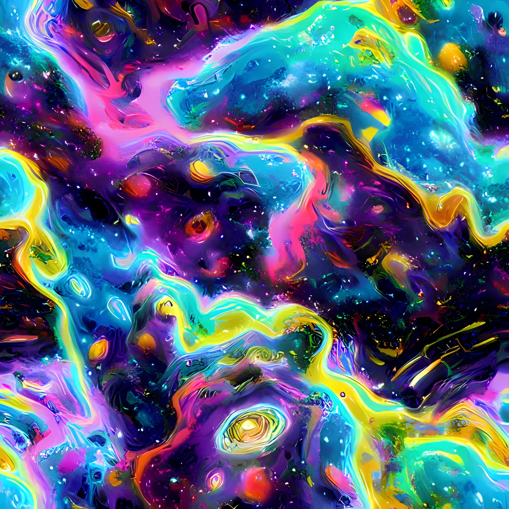 The Infinite Iridescence pattern