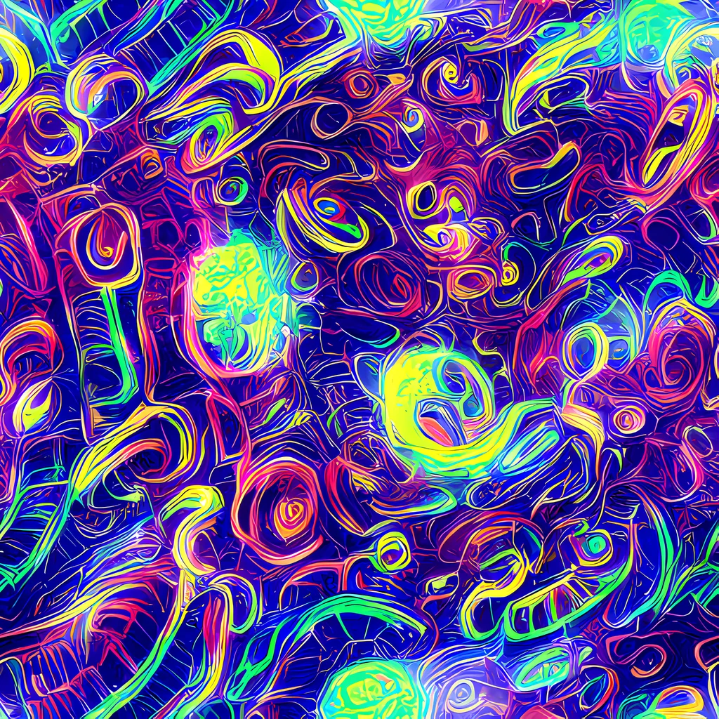 The Limefire Ribbons pattern