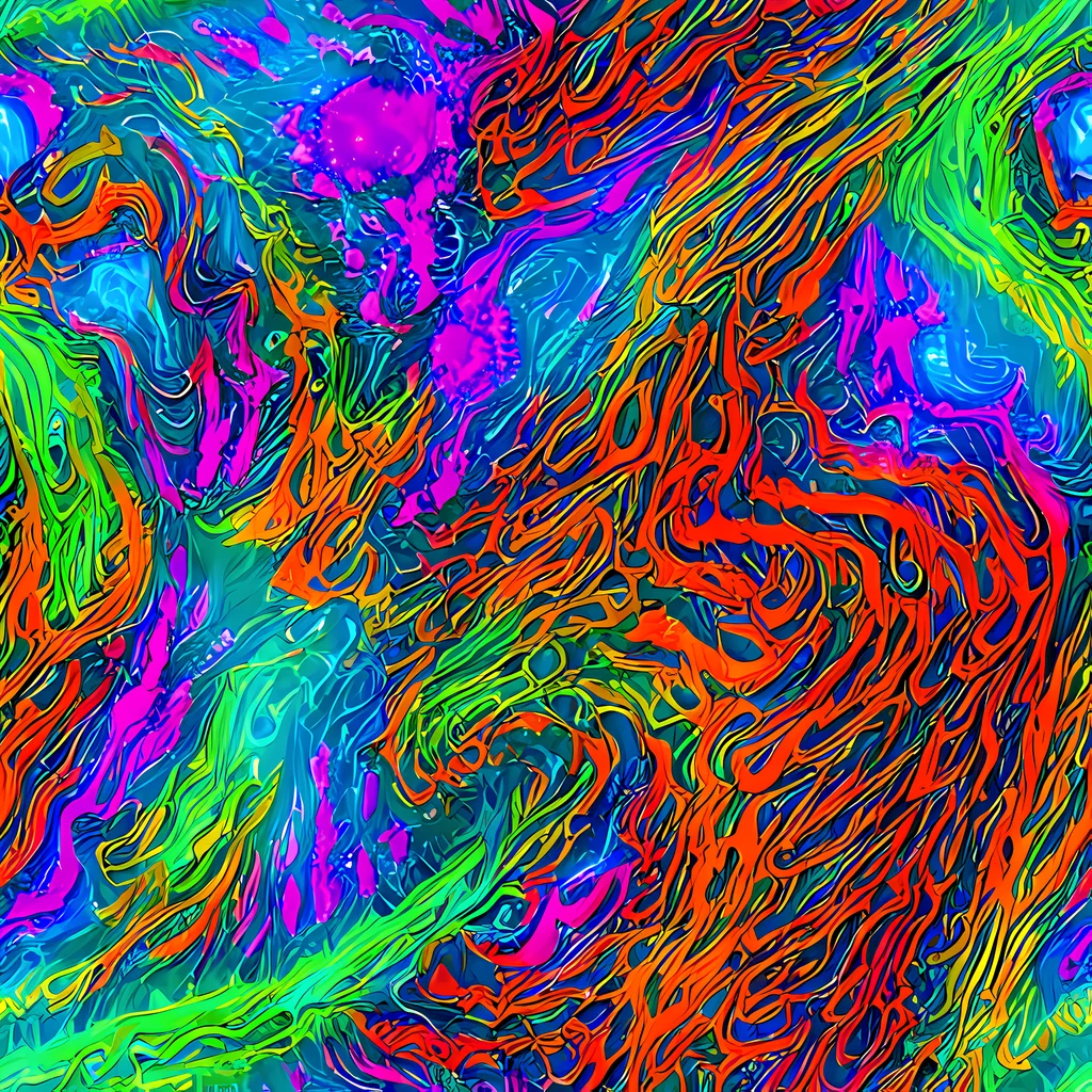 The Neon Tidal Fire pattern