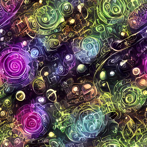 The Neon Rosarium pattern