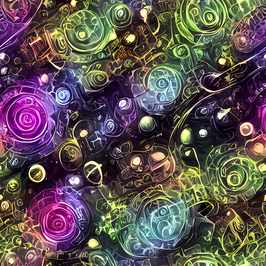 The Neon Rosarium pattern
