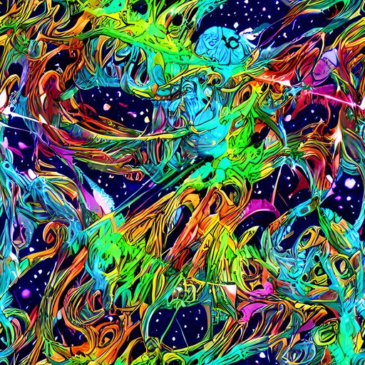 The Neon Mythos pattern