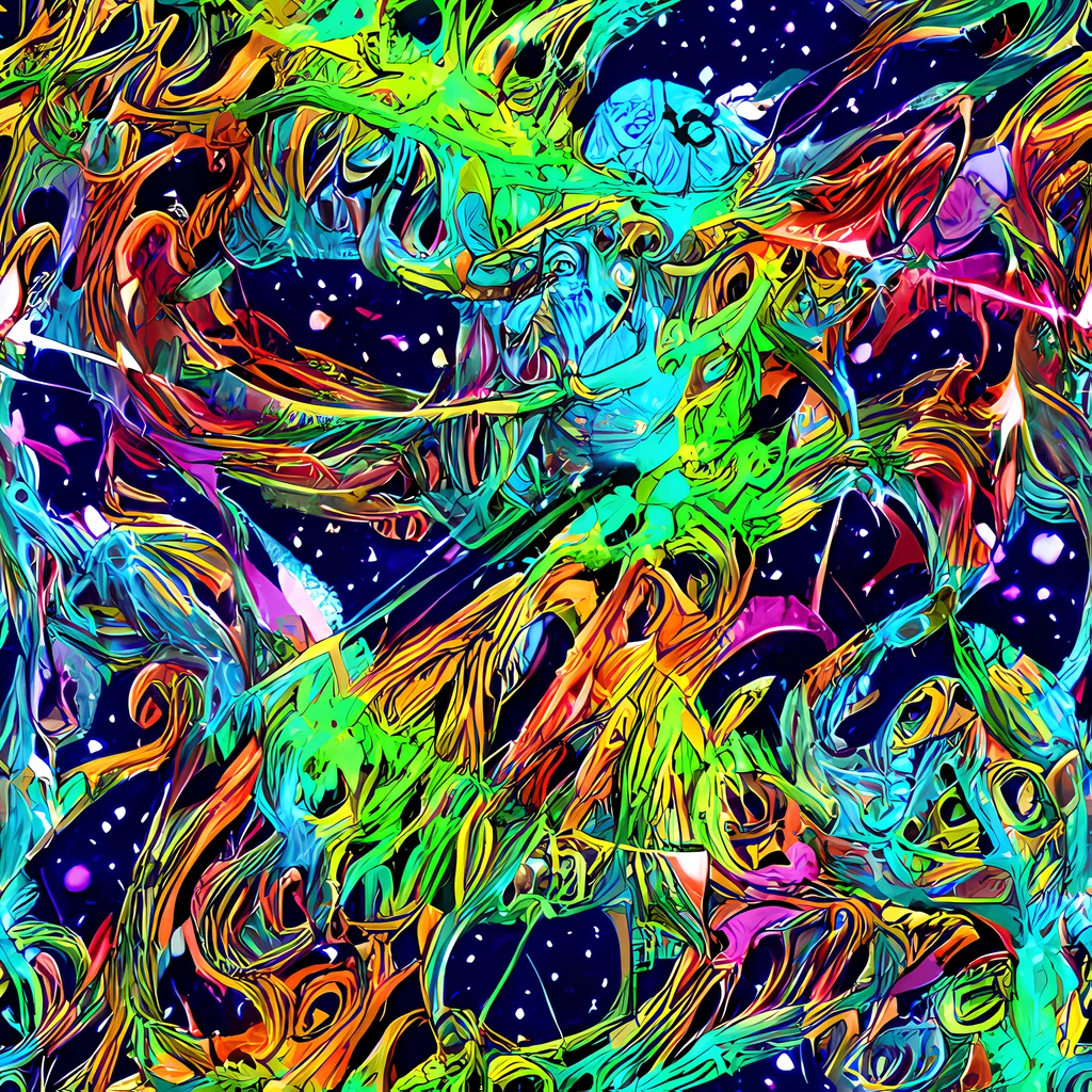 The Neon Mythos pattern