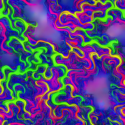 The Electric Ribbons pattern