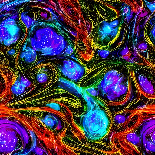 The Neon Wildflower pattern