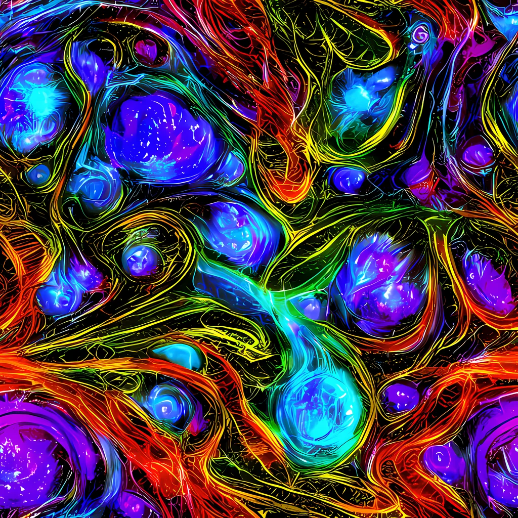 The Neon Wildflower pattern