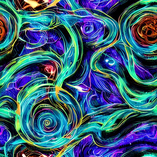 The Luminous Swirl pattern
