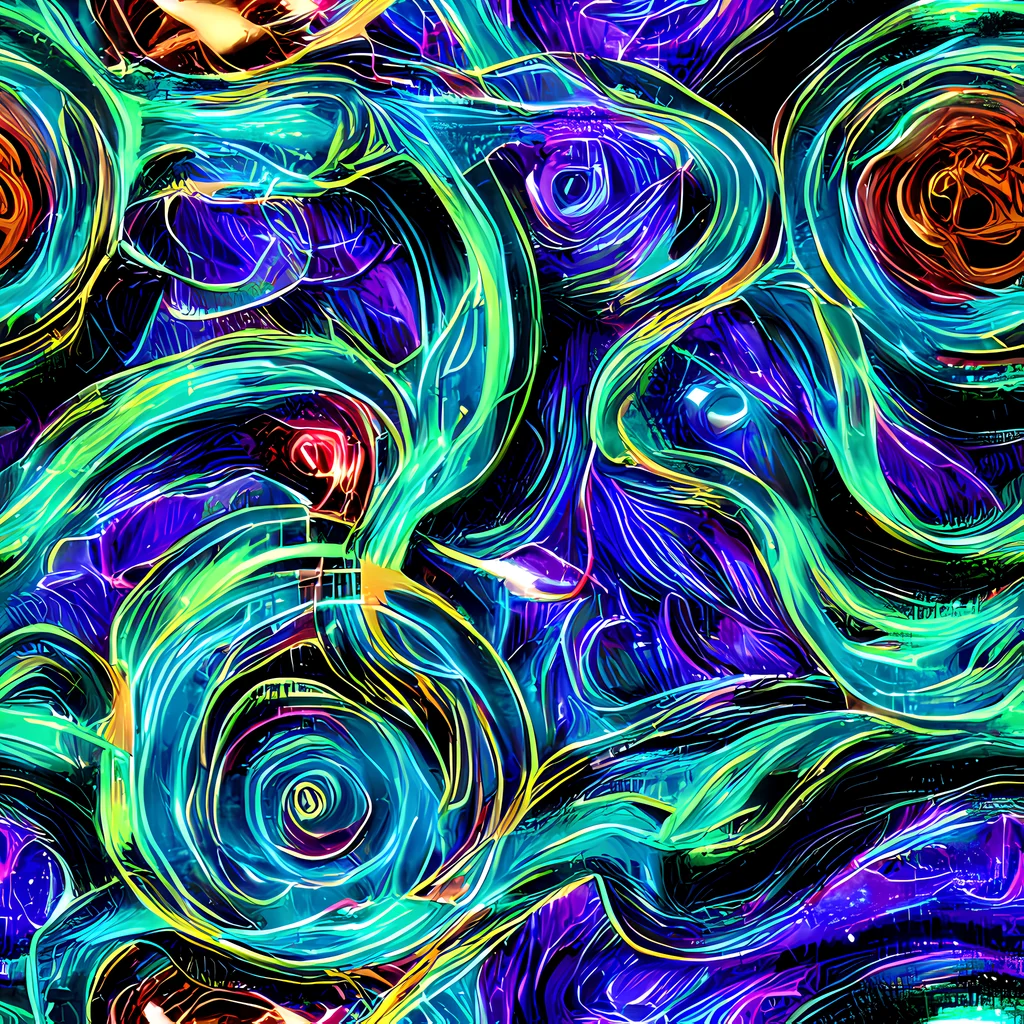 The Luminous Swirl pattern