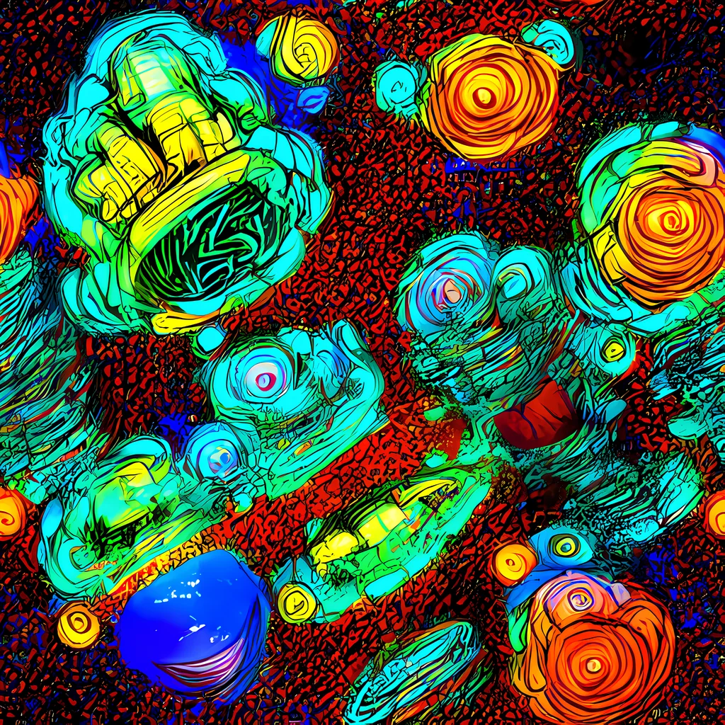 The Chromatic Reef pattern