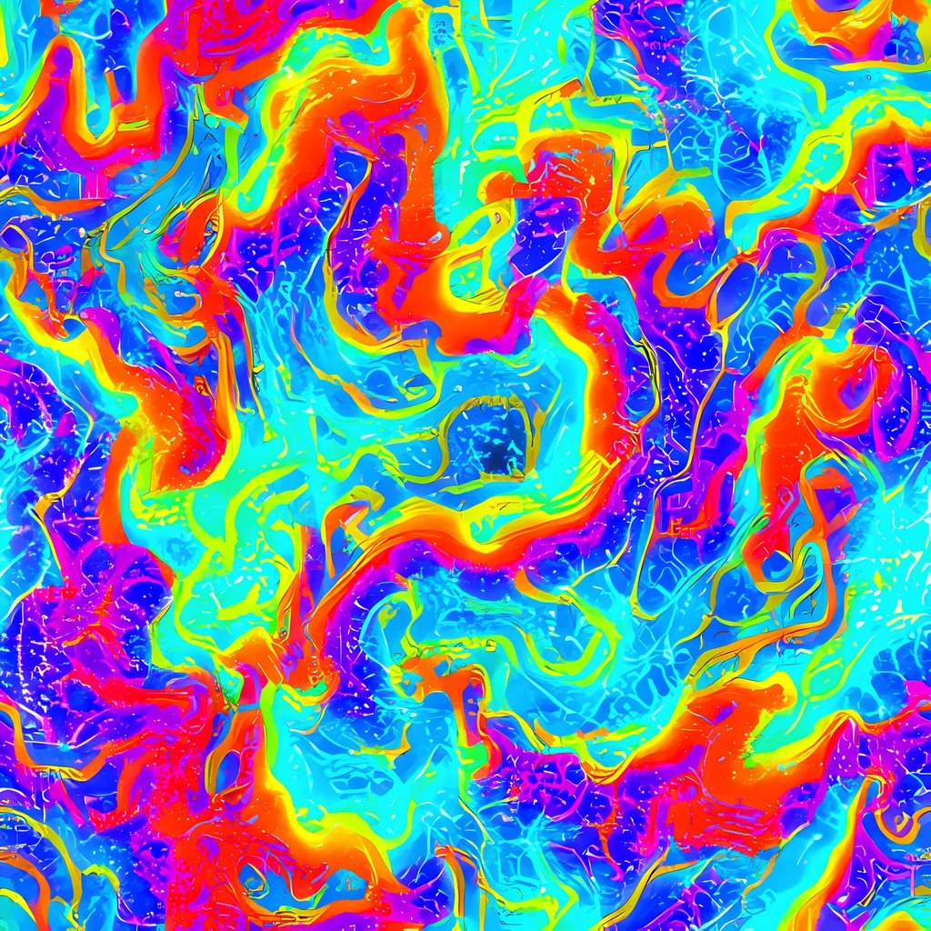 The Tangerine Labyrinth pattern