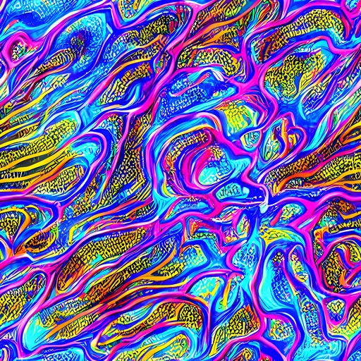 The Fluorescent Jungle pattern