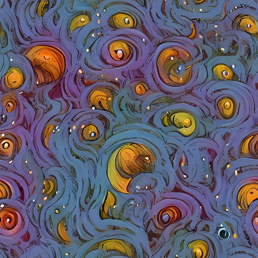 The Amber Eye Garden pattern