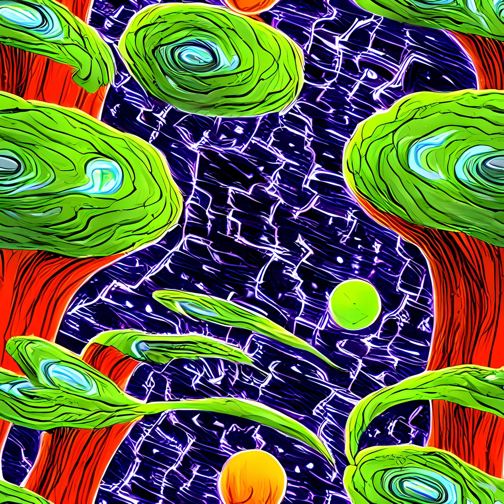 The Psychedelic Grove pattern