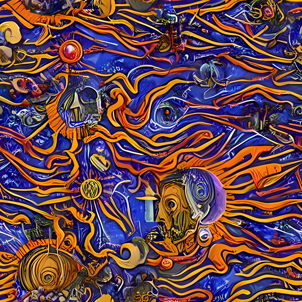 The Mantegna Swirl pattern