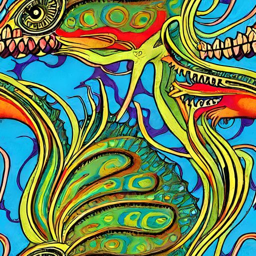 The Psychedelic, Ettore Tito pattern