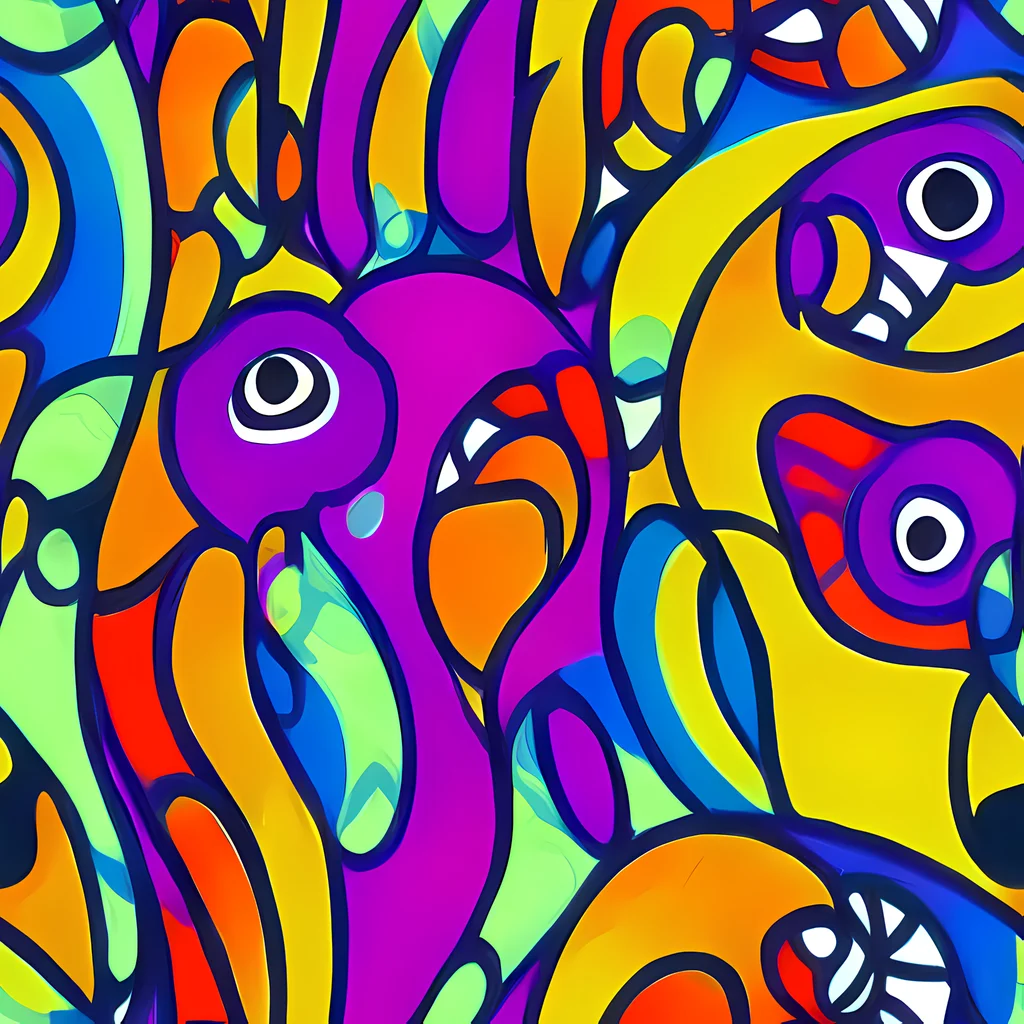 The Kaleido Fish pattern
