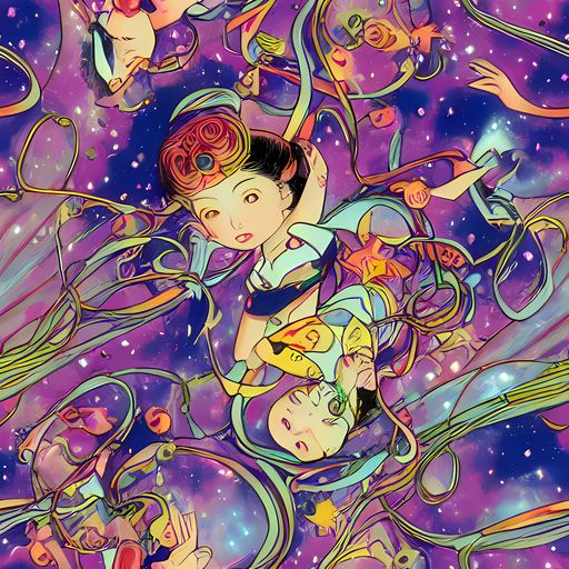 The Spiral of Stardust pattern