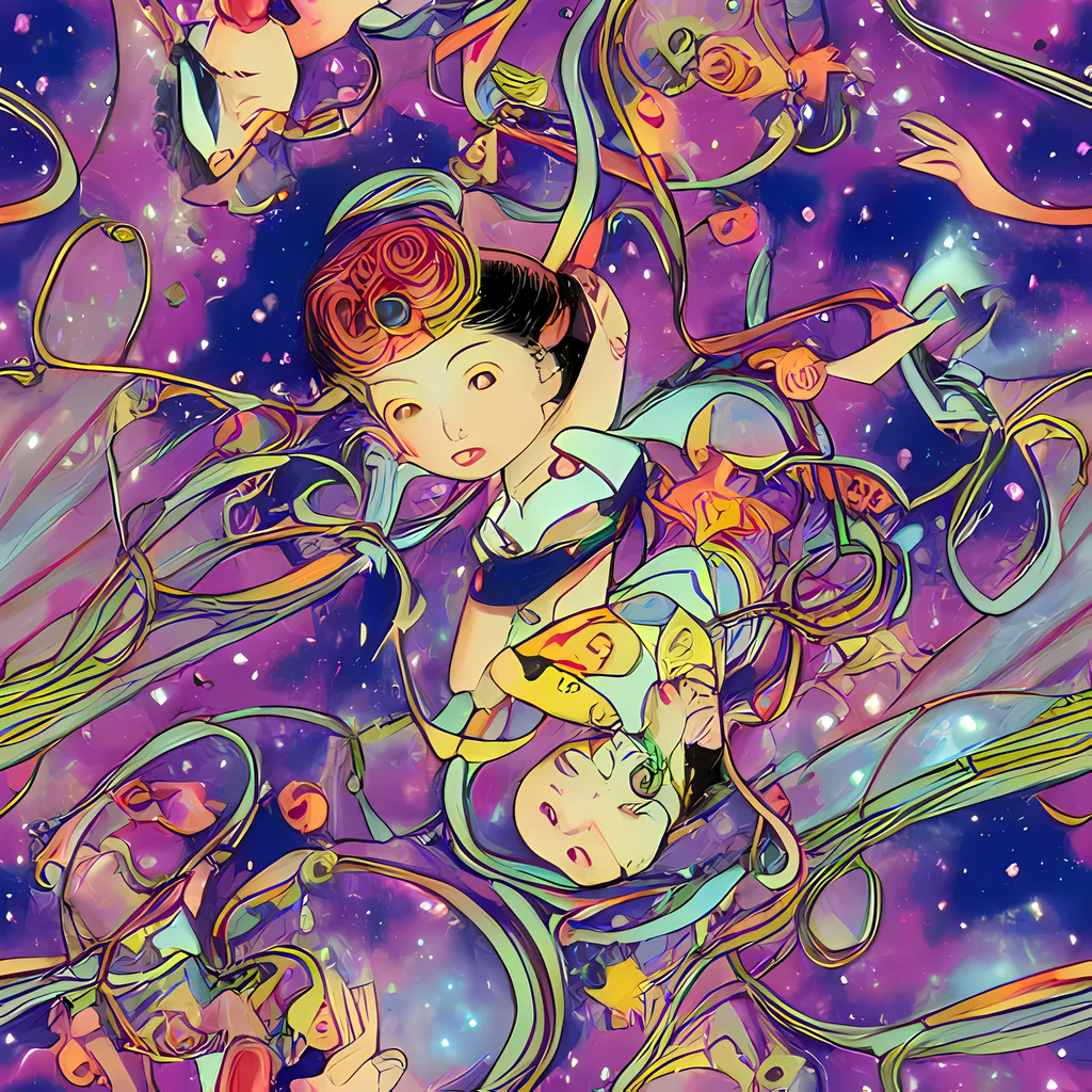 The Spiral of Stardust pattern