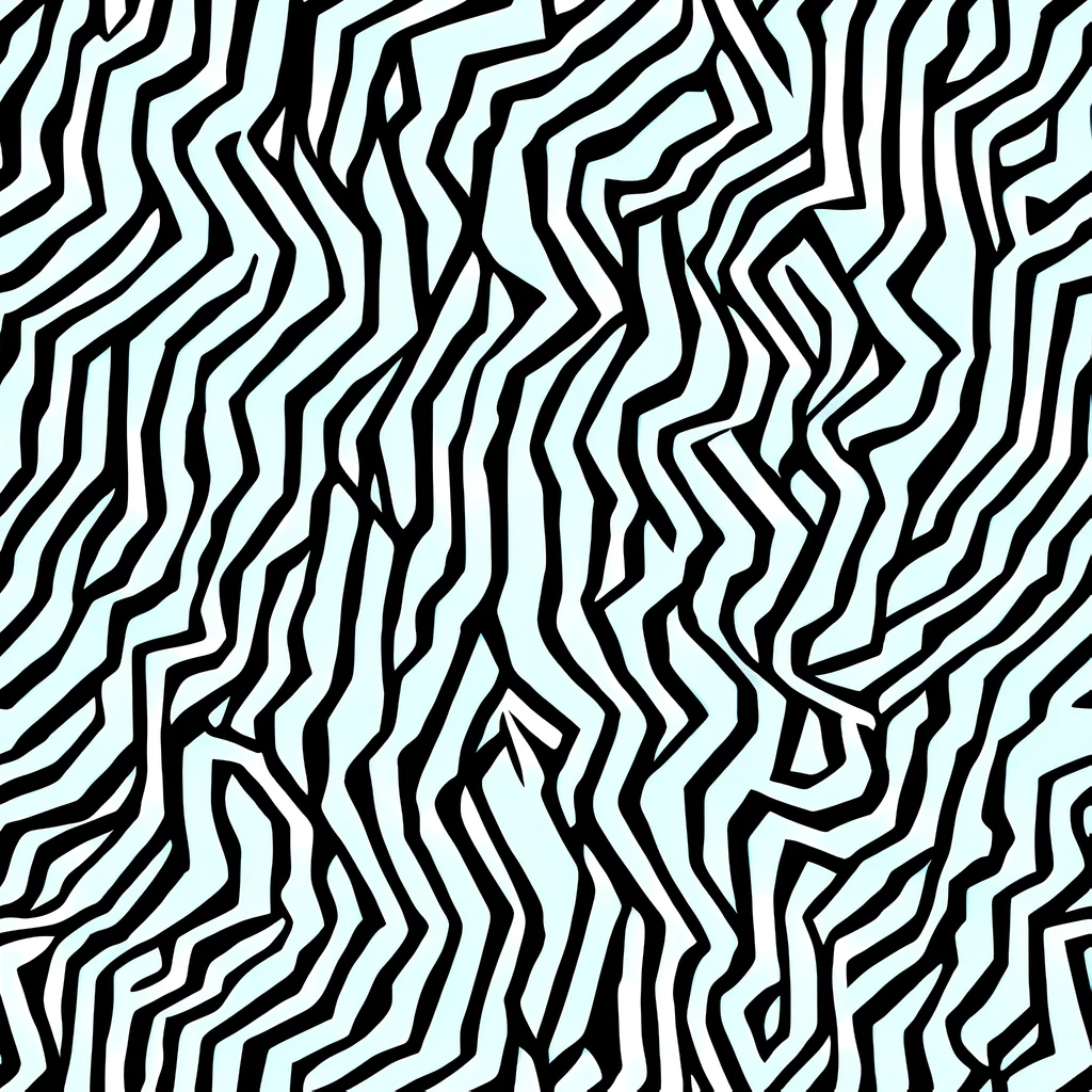 The Echoing Stripes pattern