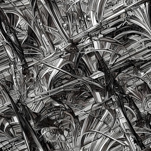 The Gothic Whirlwind pattern