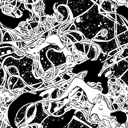 The Chaos in Black pattern