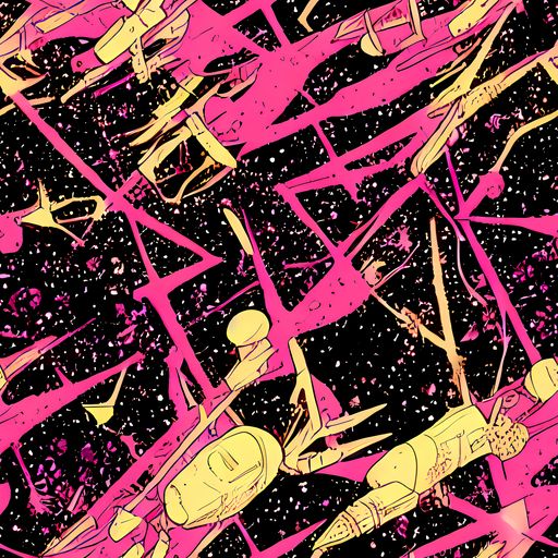 The Galaxy Graffiti pattern