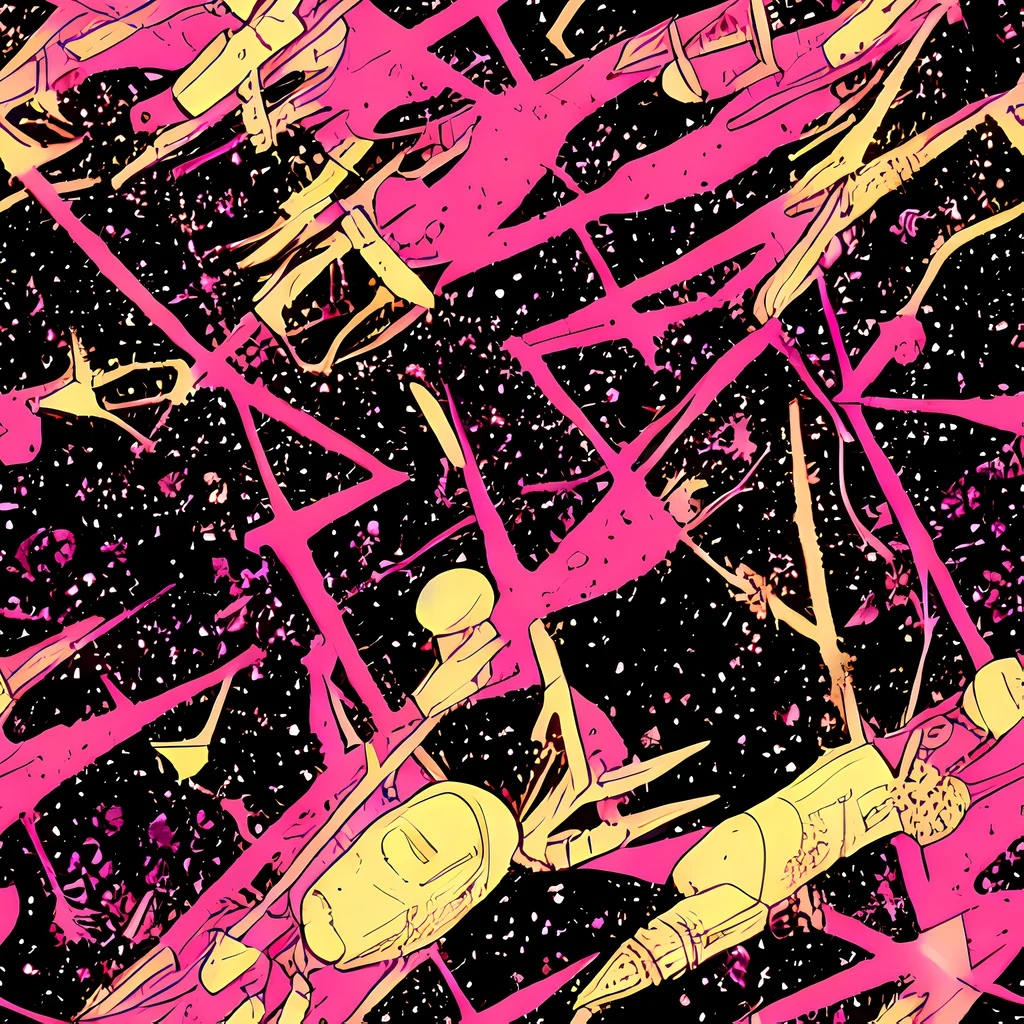 The Galaxy Graffiti pattern